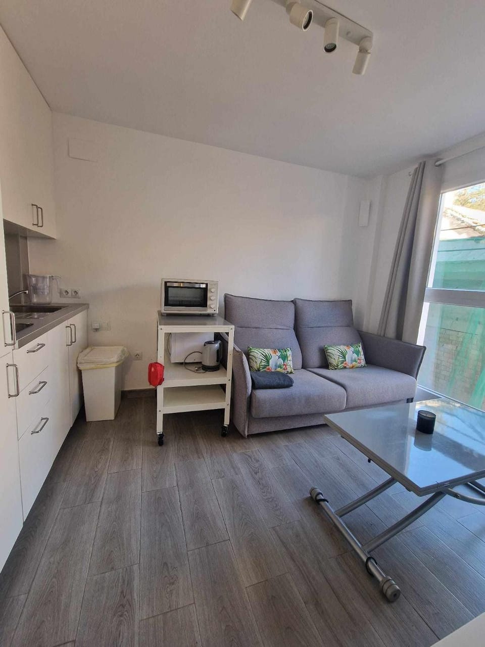 Kitchen or kitchenette, Living room
