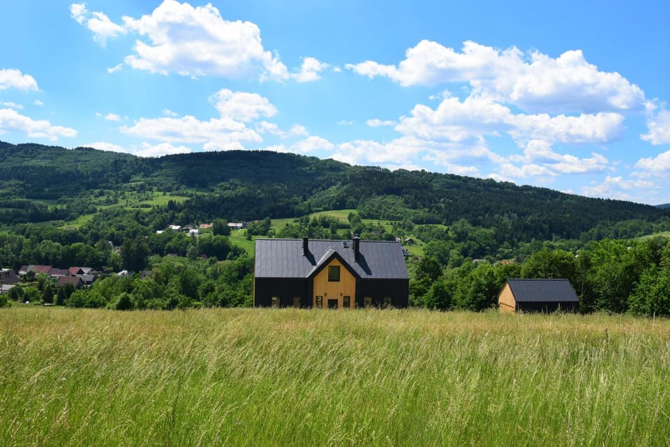 Property building, Spring, Natural landscape, Mountain view