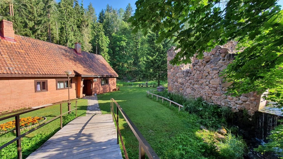 GRĪVIŅU pirts House in Latvia