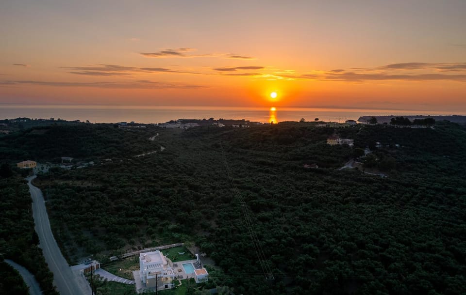 Bird's eye view, Sunrise, Sunset