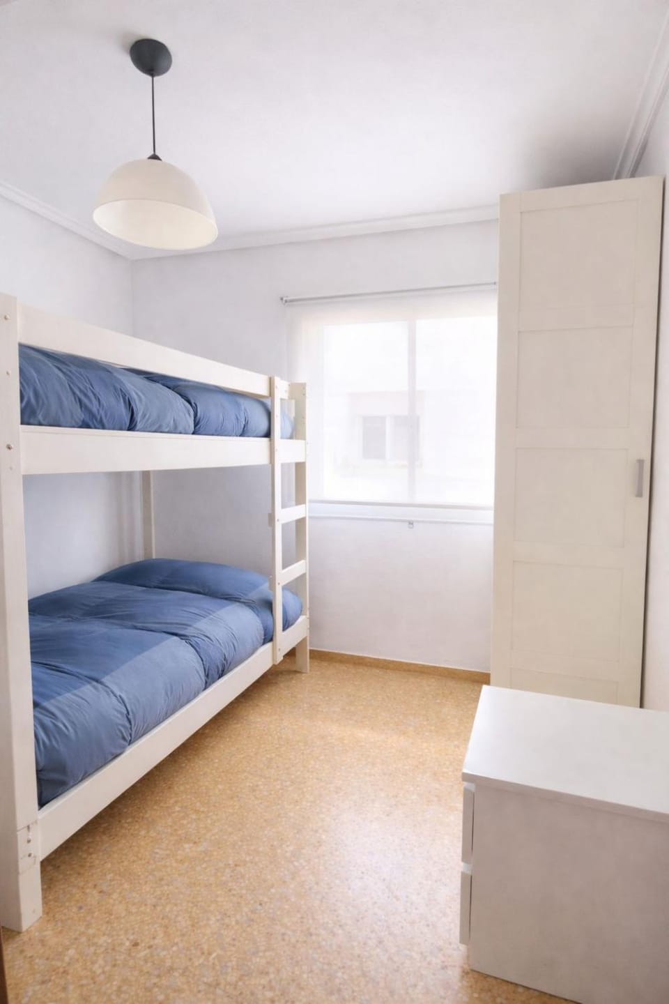 Photo of the whole room, Bedroom, bunk bed