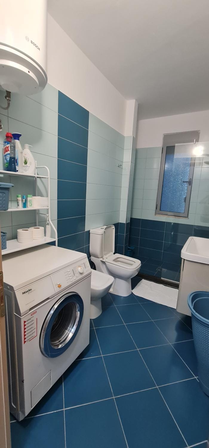 Toilet, Bathroom, washing machine