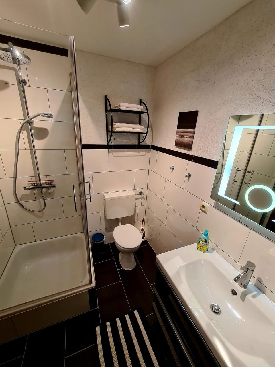 Shower, Toilet, Bathroom, towels