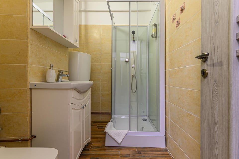 Shower, Toilet, Bathroom, towels