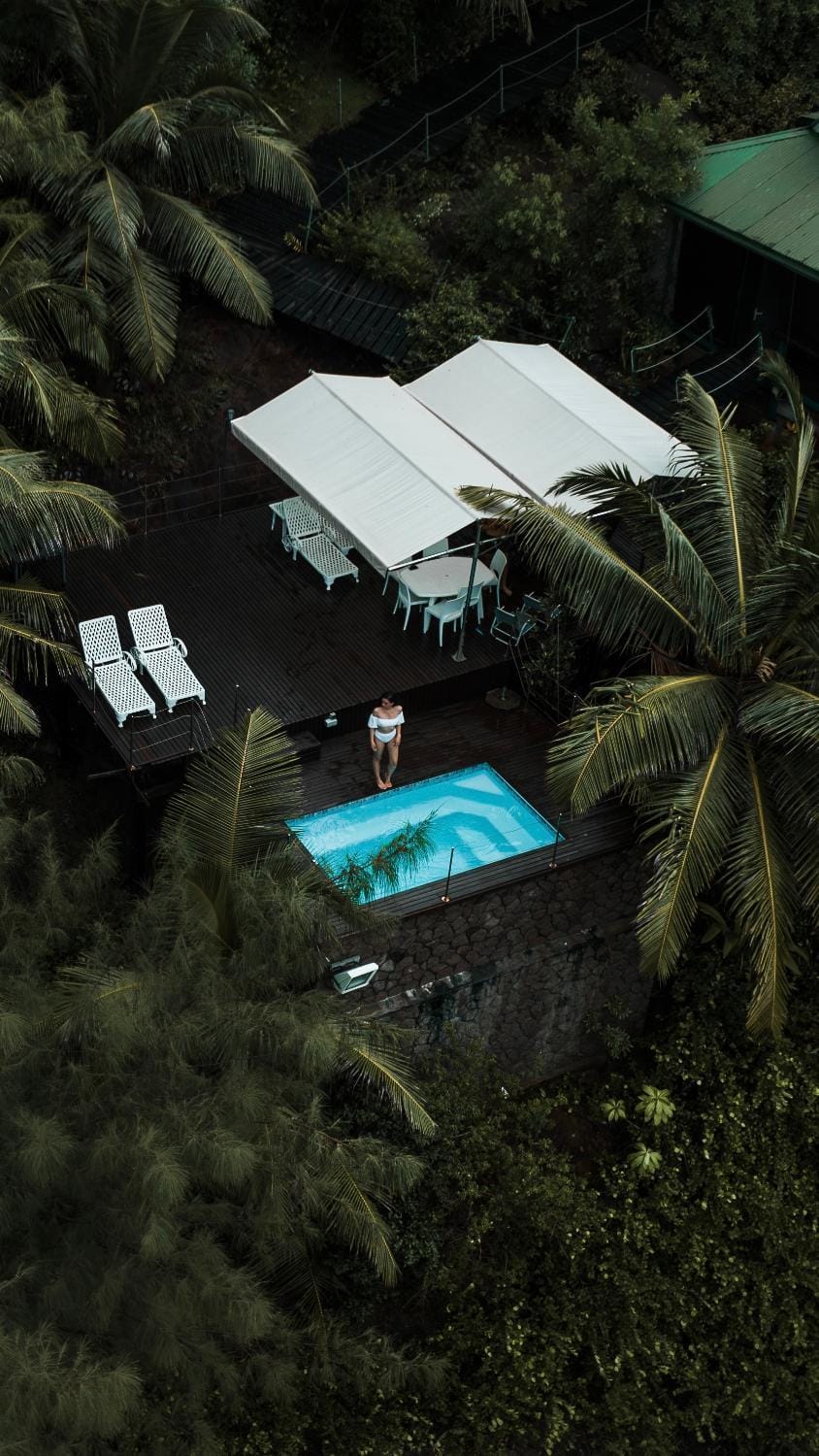 Patio, Garden view, Pool view, Sea view, Swimming pool, sunbed