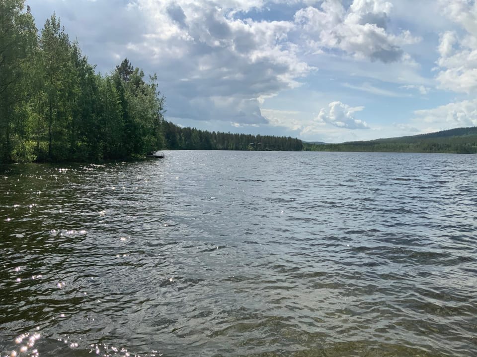 Natural landscape, Lake view