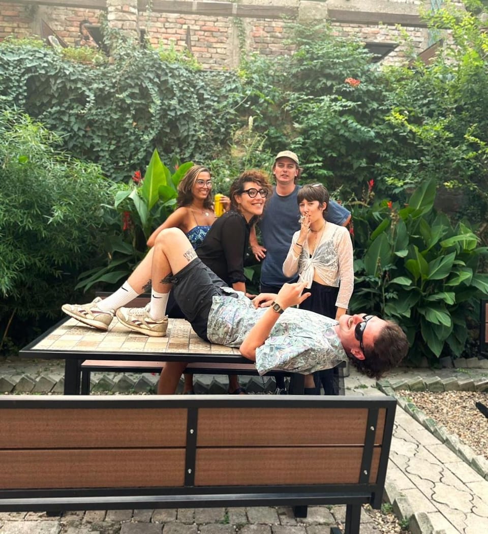 People, Garden, Garden view, group of guests