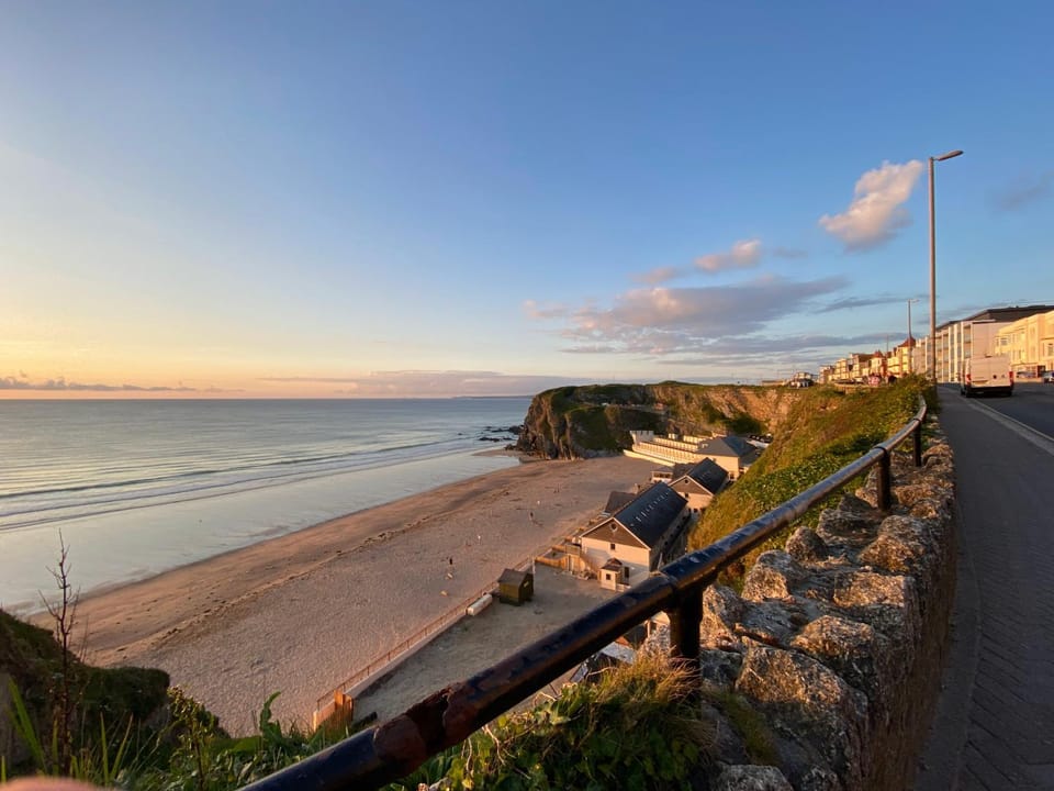 Natural landscape, Beach, Sea view, Sunset