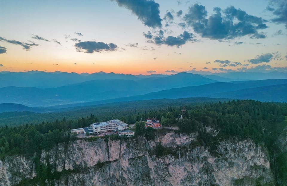 Property building, Bird's eye view, Sunset