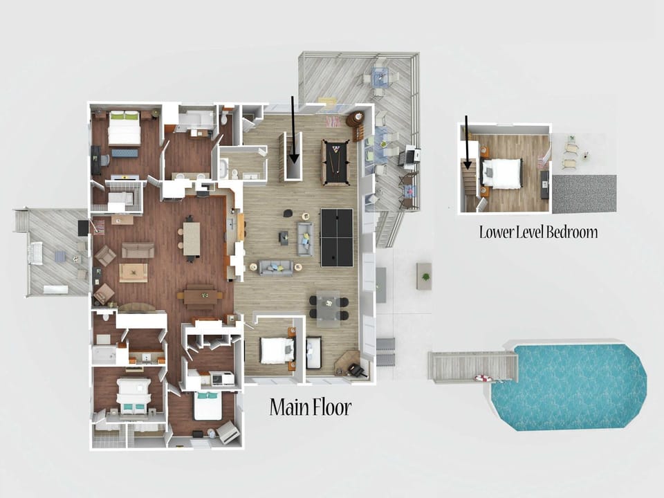 80 Acres, Pool, Game room with Ping Pong & Billiards! House in Ohio