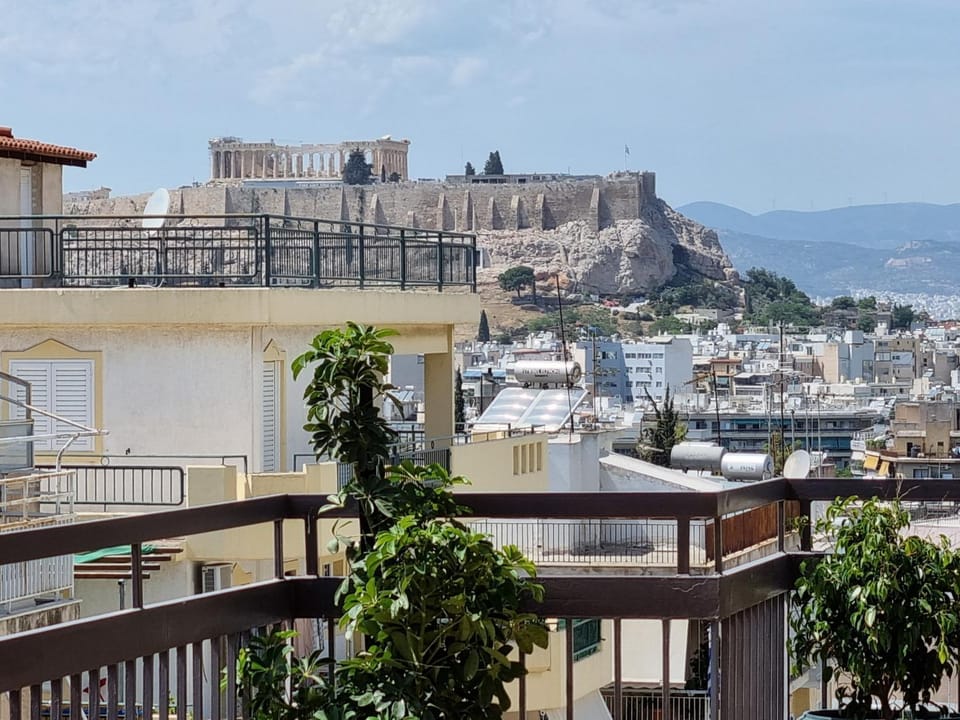 The ACROPOLIS view made for you-2BR APT // 6m walk to the metro Apartment in Athens