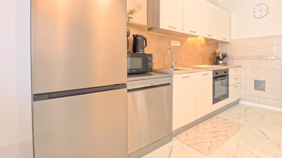 dishwasher, oven, stove, toaster