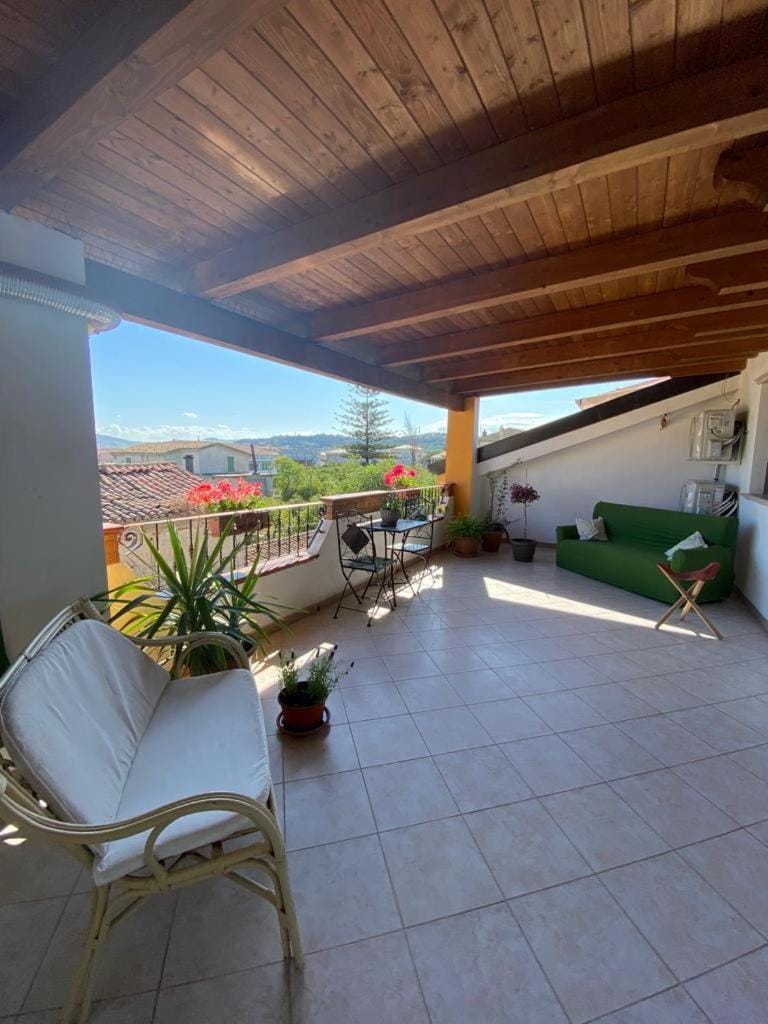 Natural landscape, Balcony/Terrace, Mountain view