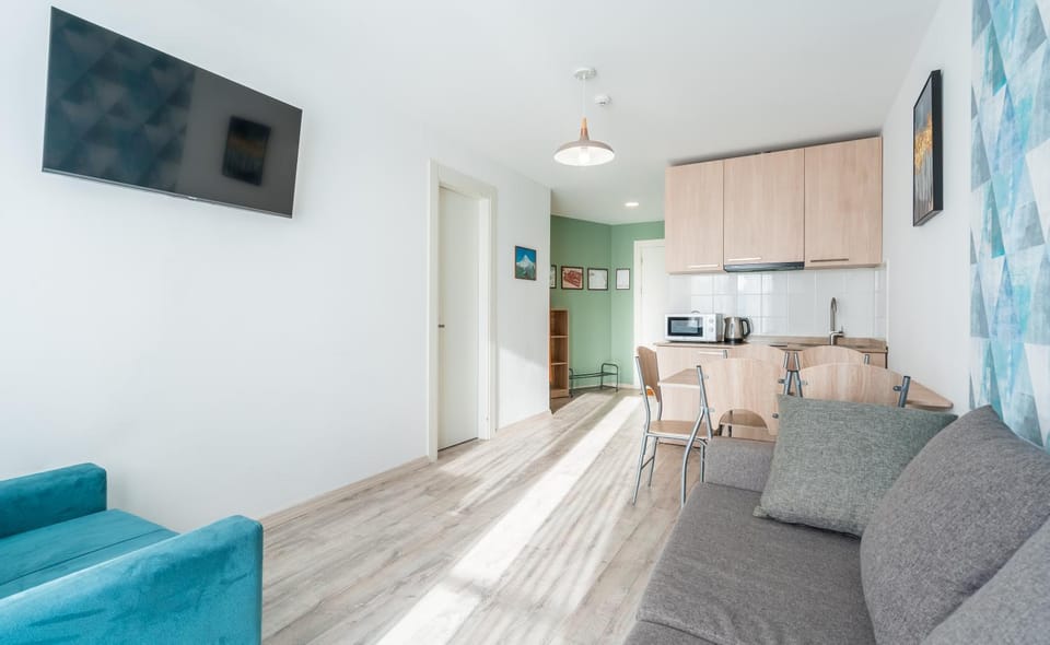 TV and multimedia, Kitchen or kitchenette, Living room, Dining area, minibar, stove