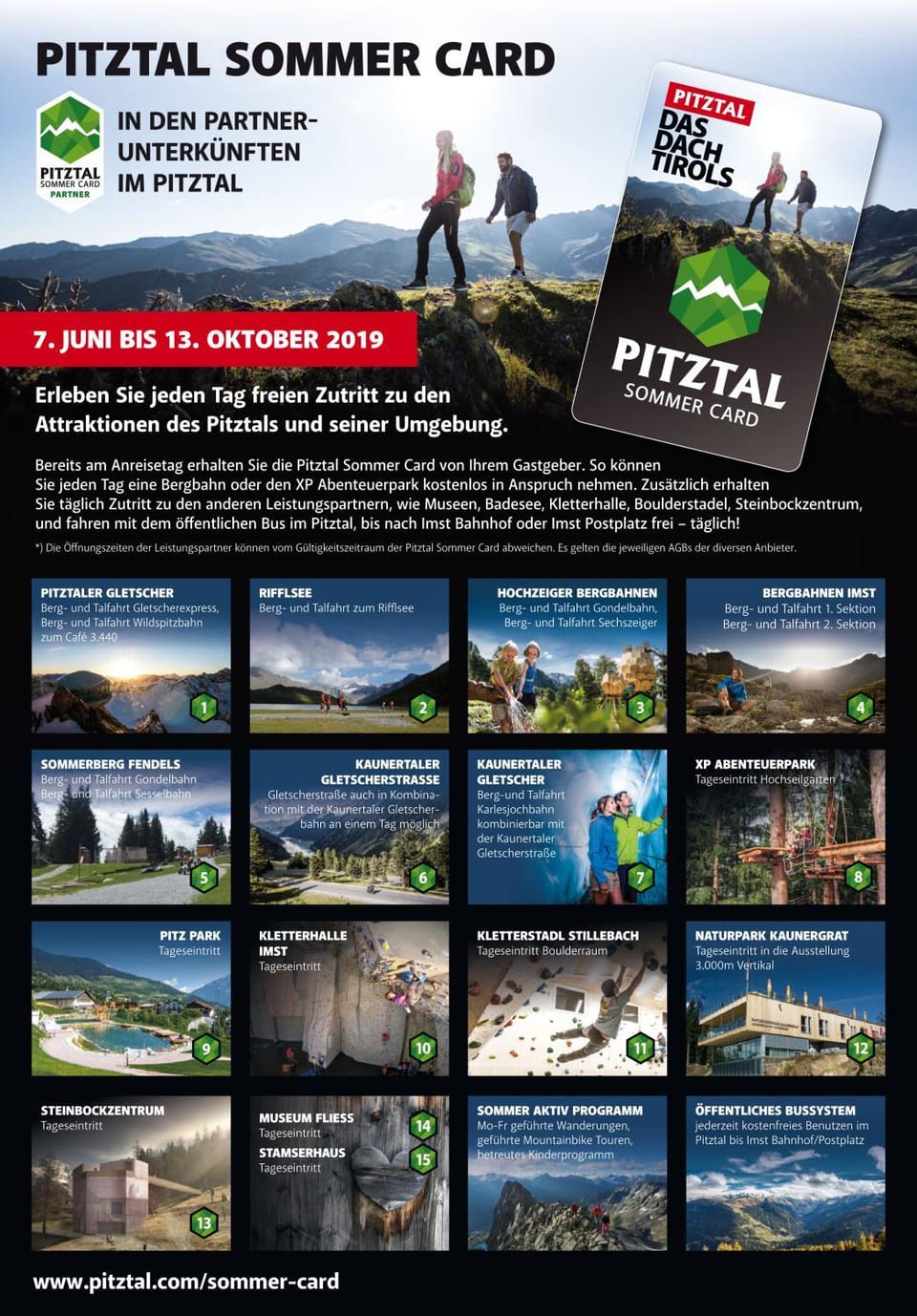 Hiking, Hiking, Area and facilities, Certificate/Award