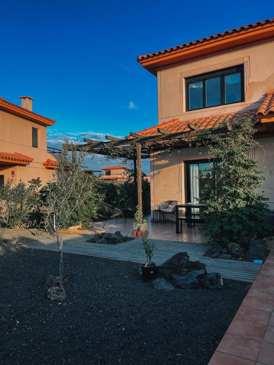 Property building, Garden view
