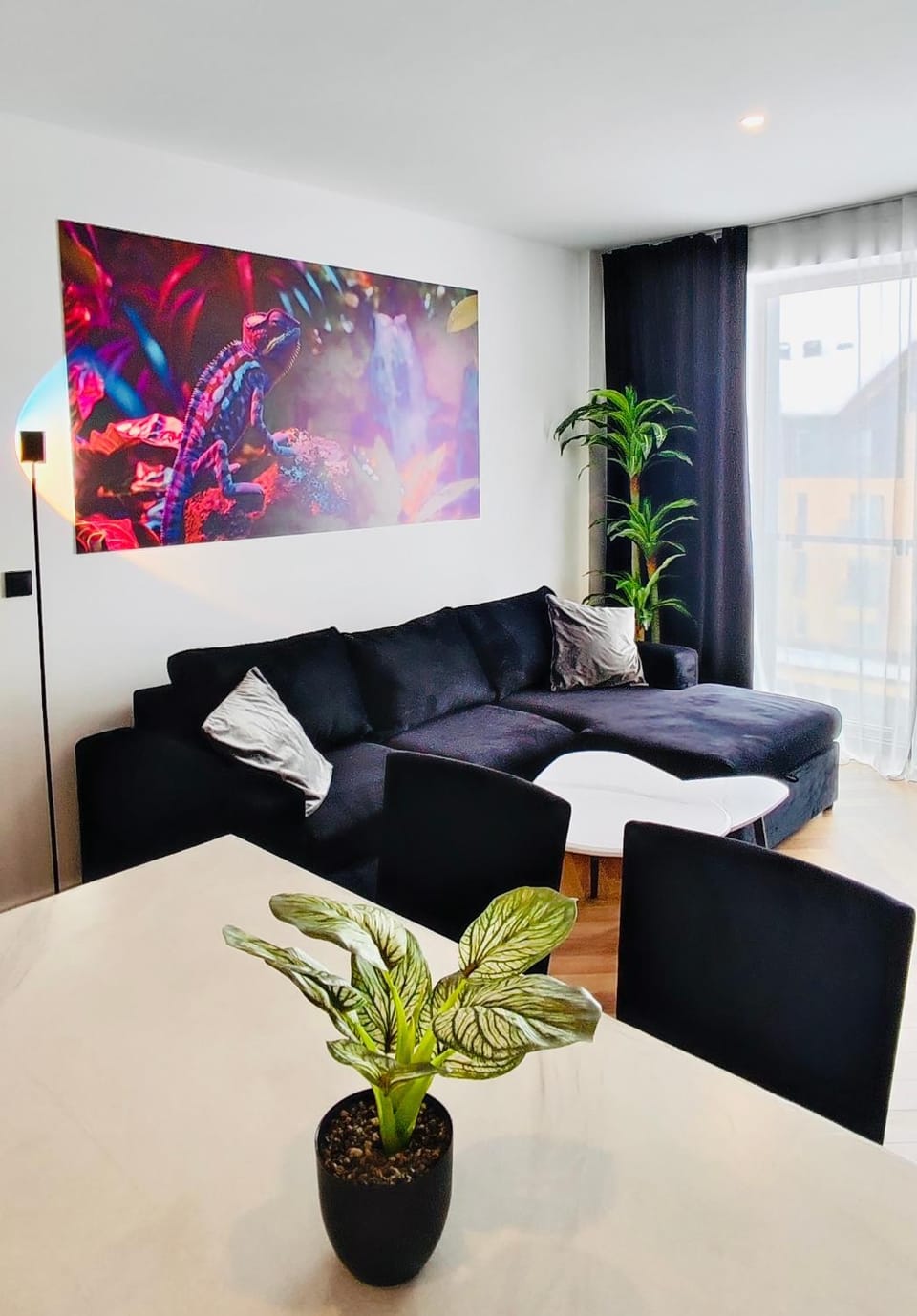 Bed, TV and multimedia, Living room, Photo of the whole room, Seating area