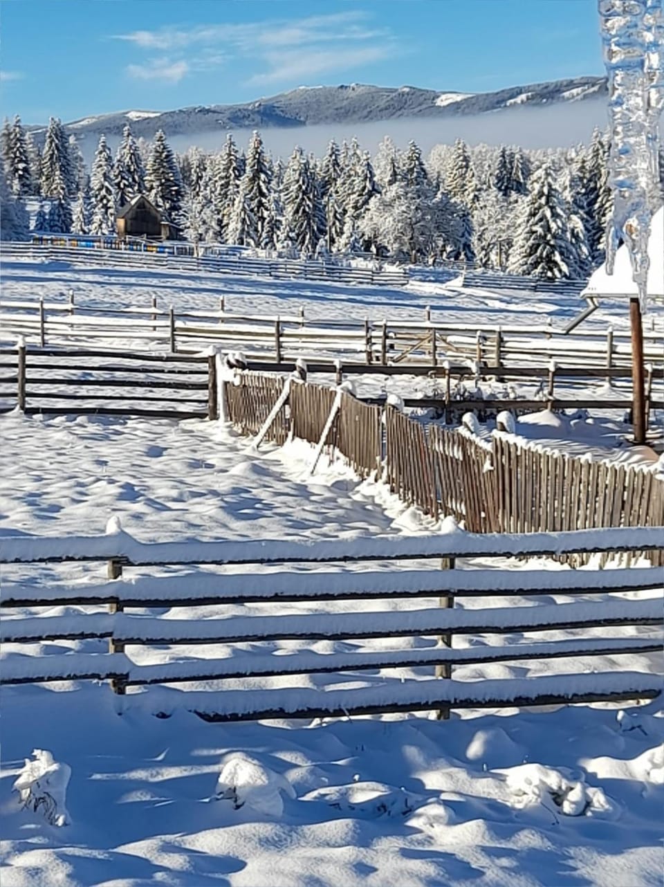 Day, Natural landscape, Winter, Mountain view