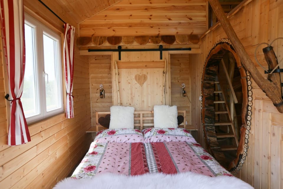 Bed, Photo of the whole room, Bedroom, wardrobe