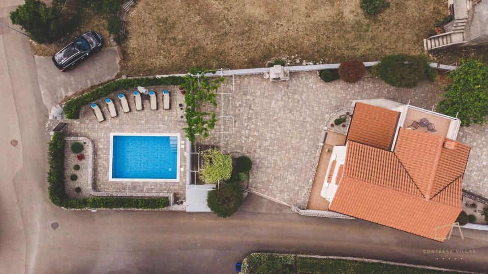 Bird's eye view, Pool view, Swimming pool