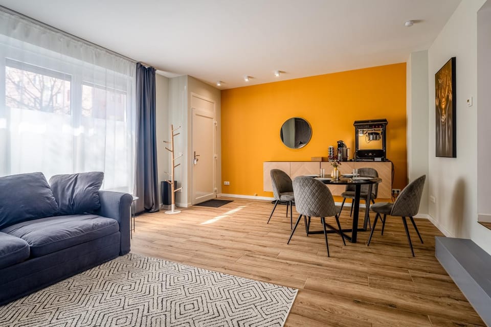Living room, Seating area, Dining area