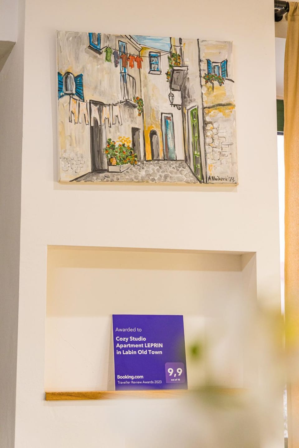 Cozy Studio Apartment LEPRIN in Labin Old Town Apartment in Istria County