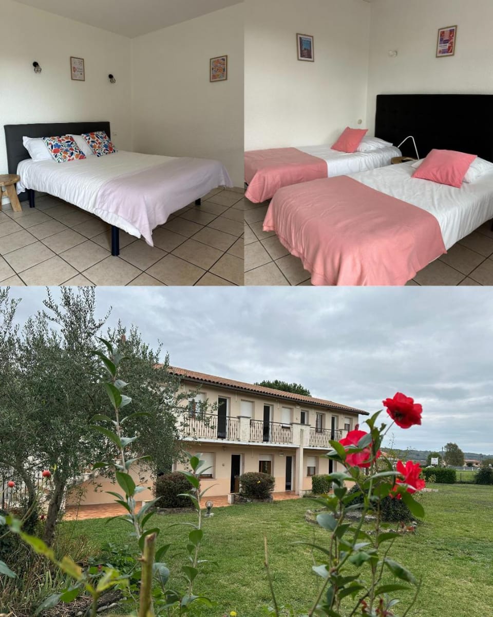 Property building, Bedroom, Garden view