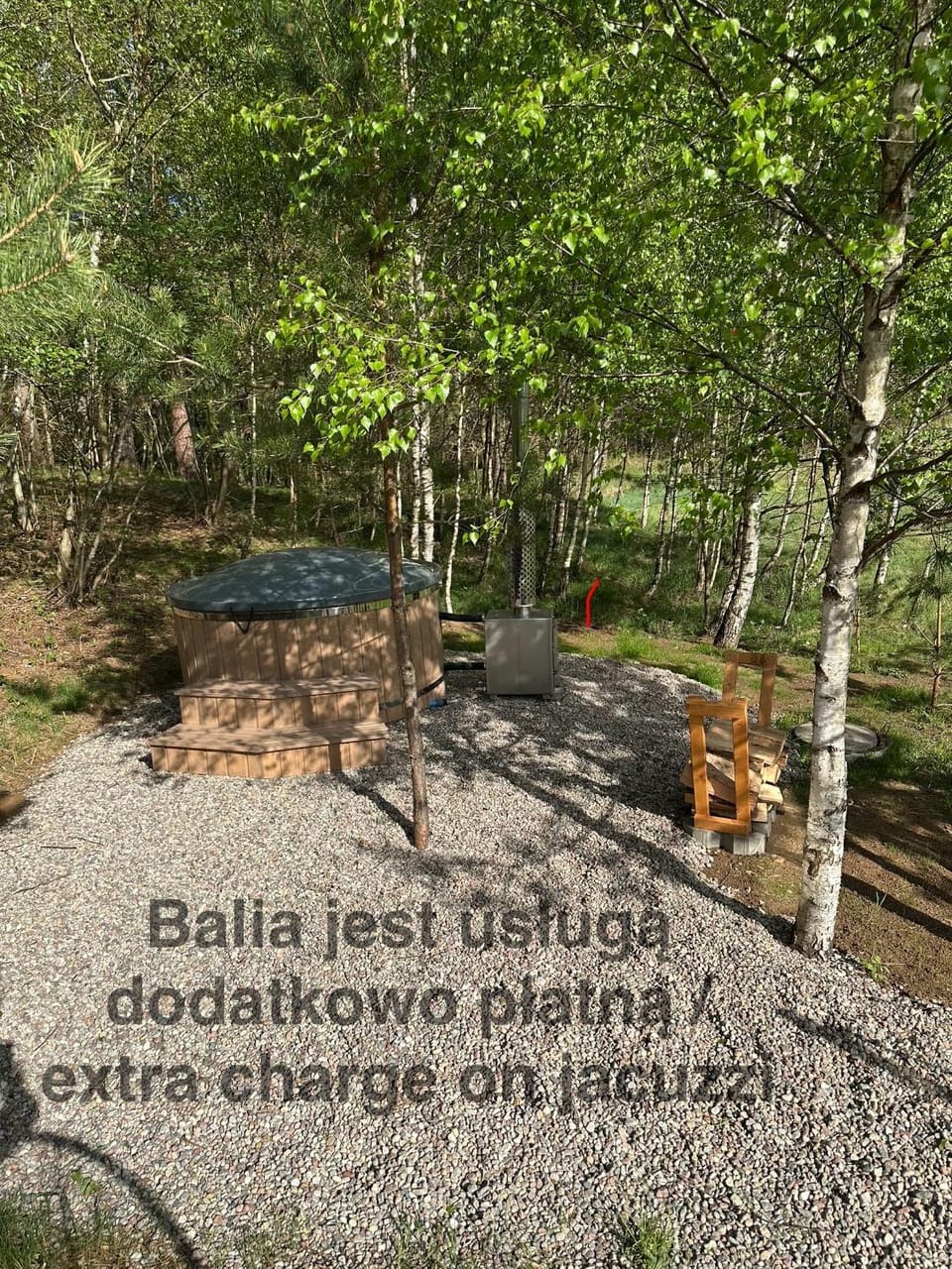 Domki na Kaszubach z balią jacuzzi - Gołubie - Sikorska Dolina II House in Pomeranian Voivodeship