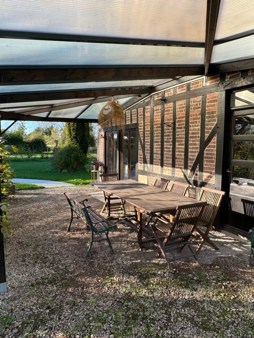 Patio, Garden view