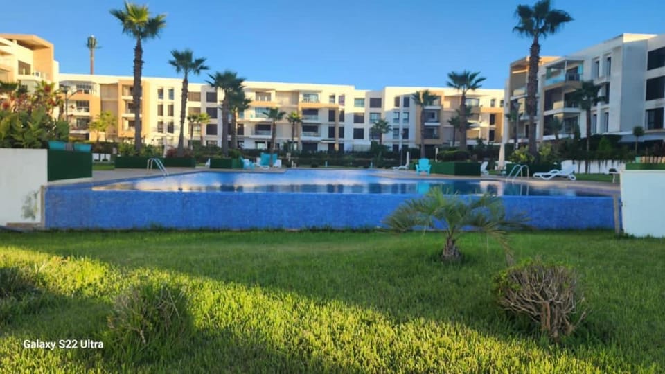 Plage des nation Prestigia 2 bedroom 100 mètre to the beach with huge pool Apartment in Rabat-Salé-Kénitra