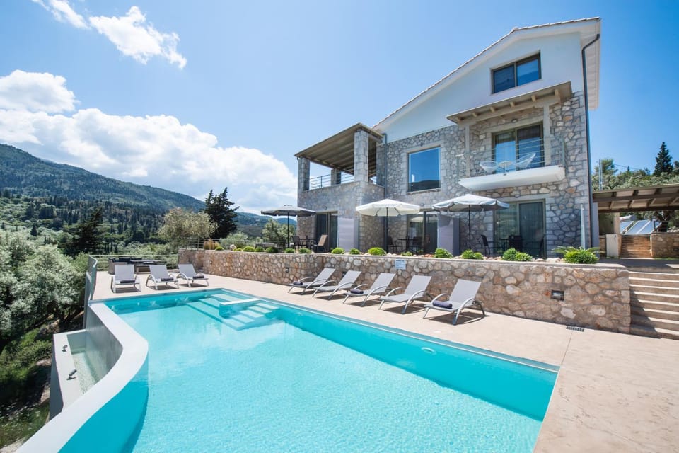 Property building, Pool view, sunbed