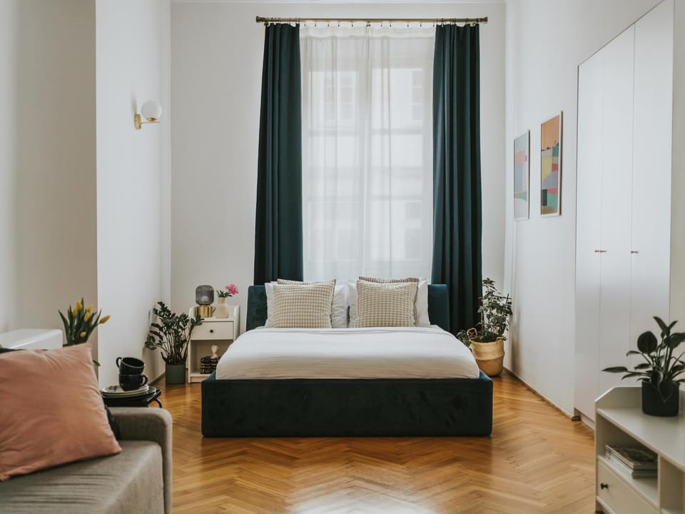 Bed, TV and multimedia, Coffee/tea facilities, Living room, Bedroom