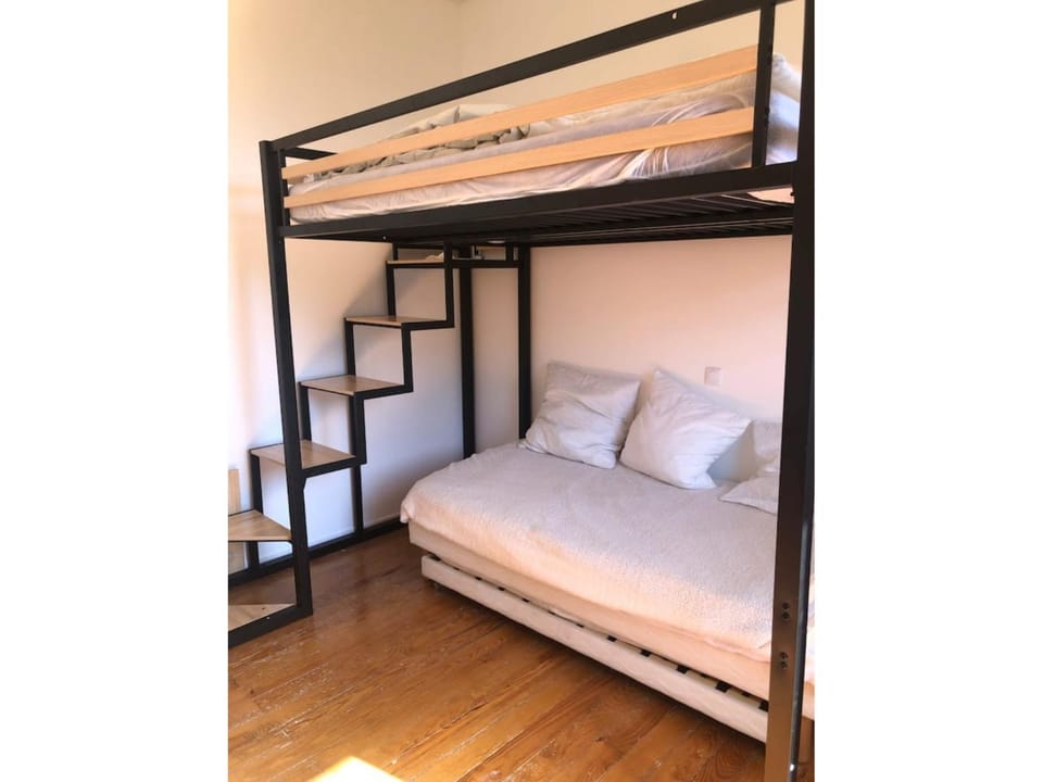 Property building, Living room, Bedroom