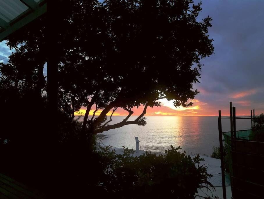 Natural landscape, View (from property/room), Sea view, Sunset