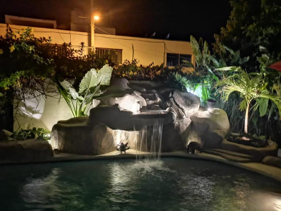 Night, Swimming pool