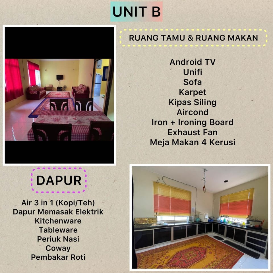 Living room, Dining area, kitchen