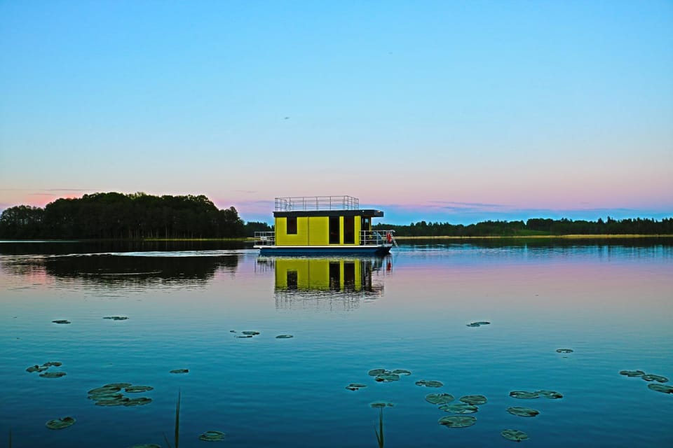 AQUA Bērzgale Docked boat in Latvia