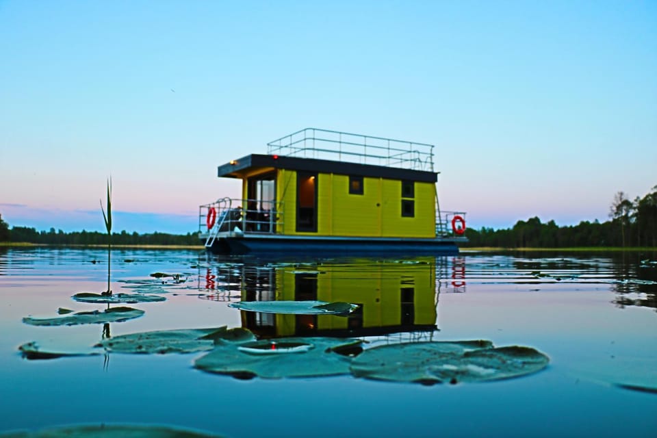 AQUA Bērzgale Docked boat in Latvia
