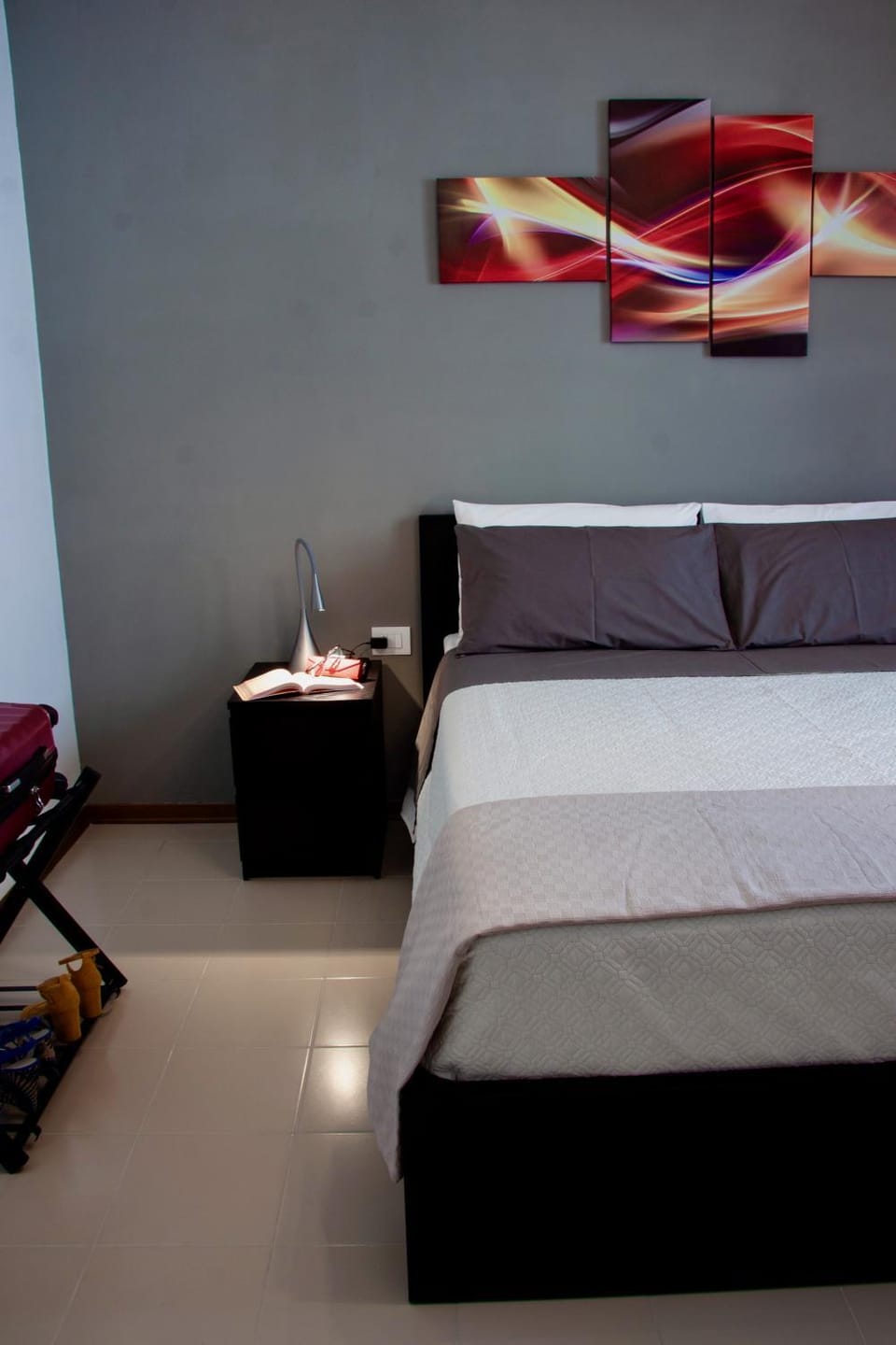 Bed, Photo of the whole room, Bedroom, wardrobe