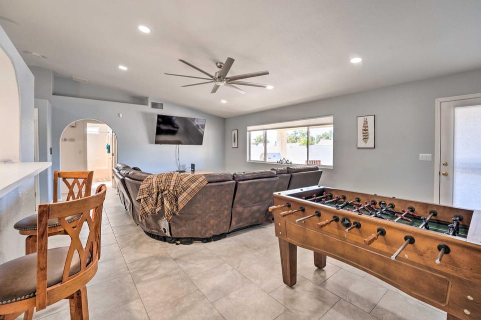 Patio + Fire Pit: Central Home in Lake Havasu City House in Lake Havasu City
