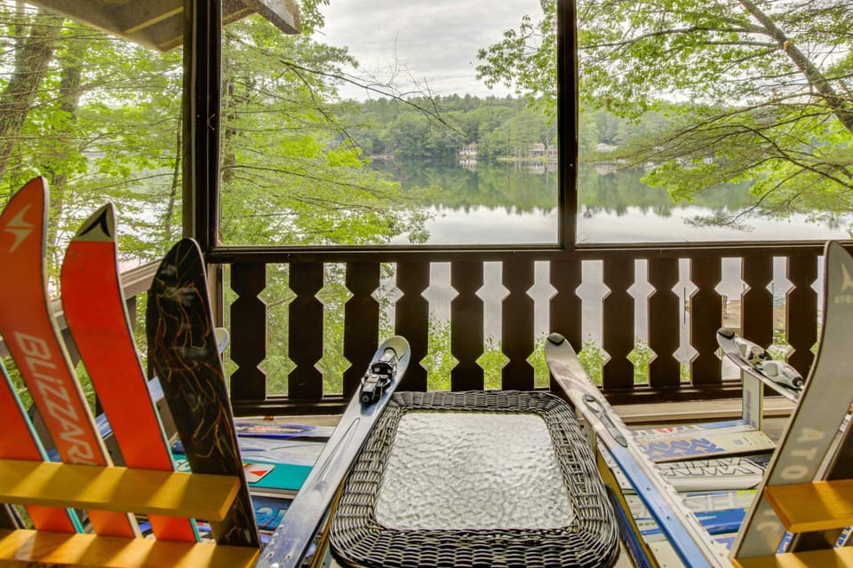 Waterfront Escape w/ Kayak, Paddle Boards, & Sauna House in Casco