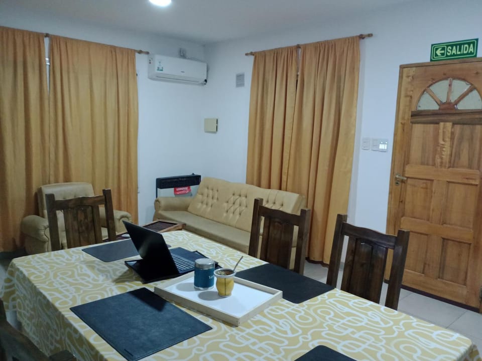 Living room, Seating area, Dining area, air conditioner