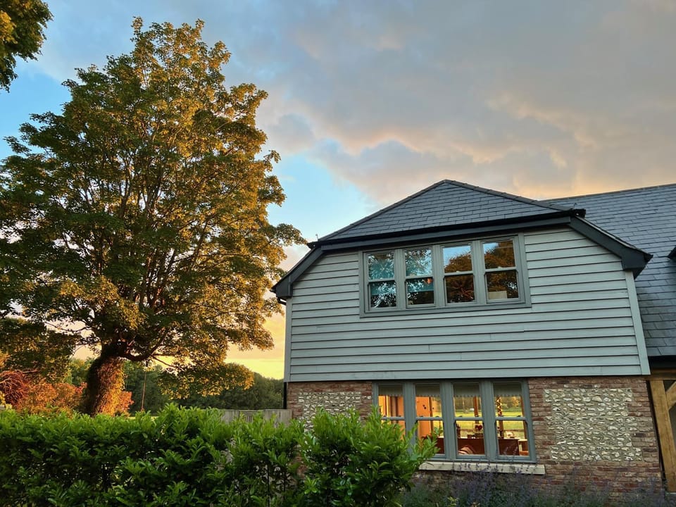 Property building, Sunset