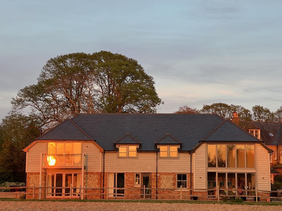 Property building, Sunset