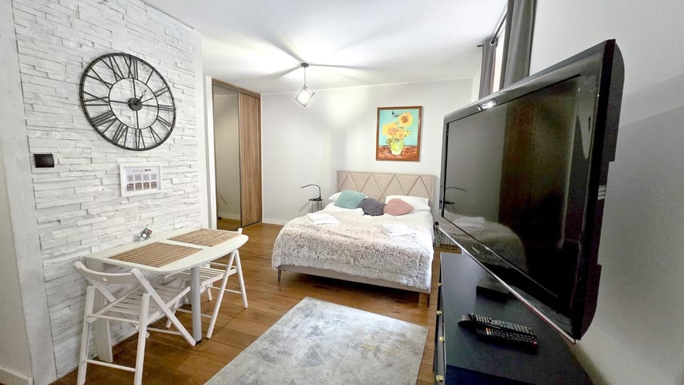 Communal lounge/ TV room, Bed, TV and multimedia, Photo of the whole room, Bedroom