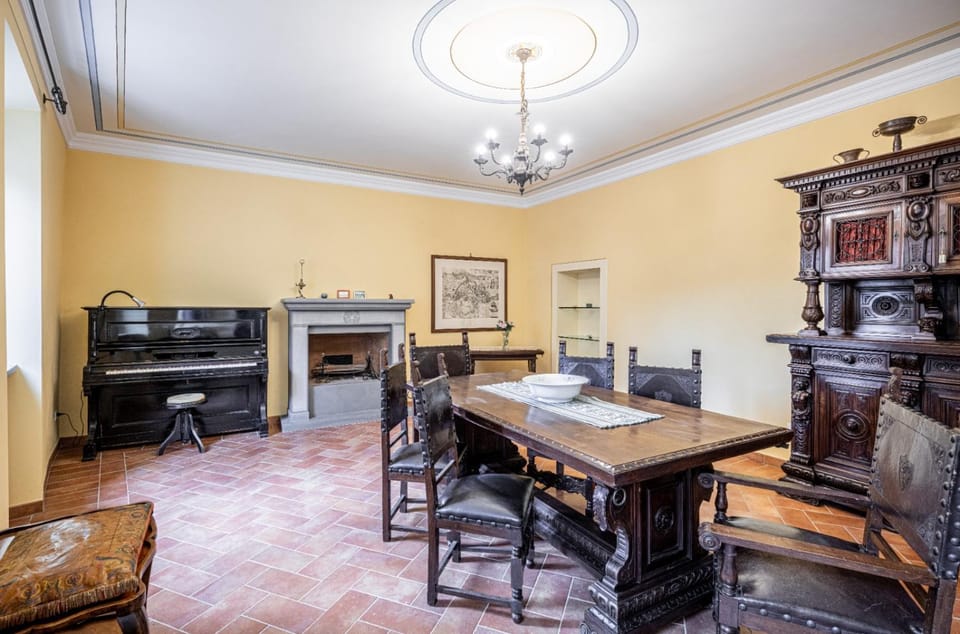Living room, Dining area, flat iron