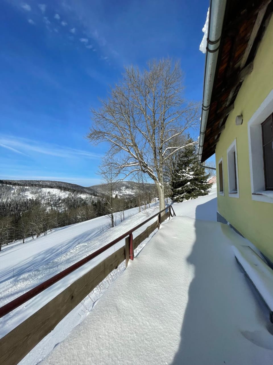 Day, Natural landscape, Winter, Balcony/Terrace, Mountain view