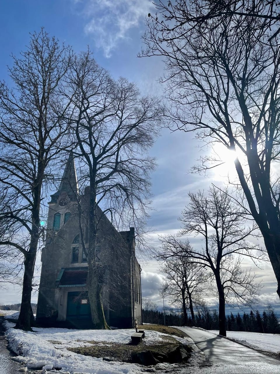 Nearby landmark, Day, Natural landscape, Winter, Landmark view