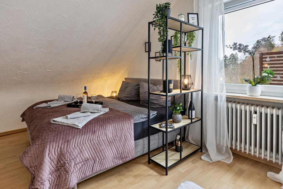 Property building, Living room, Bedroom
