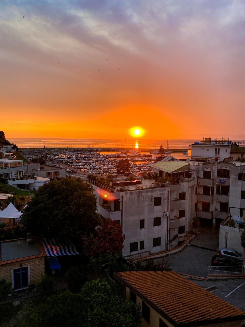 Balcony/Terrace, City view, Sea view, Sunset
